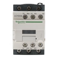 LC1D09M7 CONTACTOR 3P 9A NC+NA 220VAC SCHNEIDER LC1D09M7