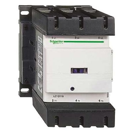 LC1D115R7 CONTACTOR 3P 115A NC+NA 440VAC SCHNEIDER LC1D115R7