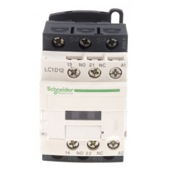 LC1D12M7 CONTACTOR 3P 12A NC+NA 220VAC SCHNEIDER LC1D12M7