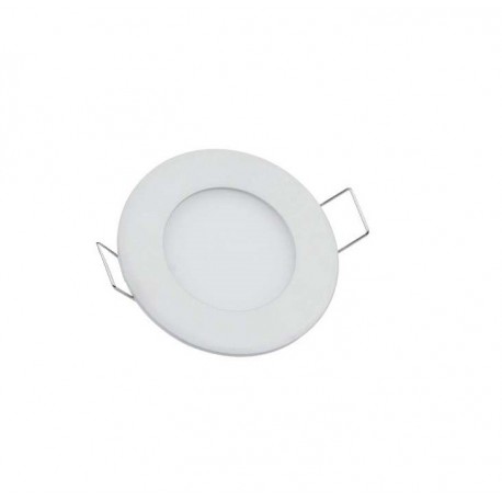 LUMINARIA LED PANEL 3W CIRC. P/EMB 6500K 85-265V DB LED2001