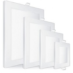 LUMINARIA LED PANEL 3W CUAD. P/EMB 6500K 85-265V DB LED2011