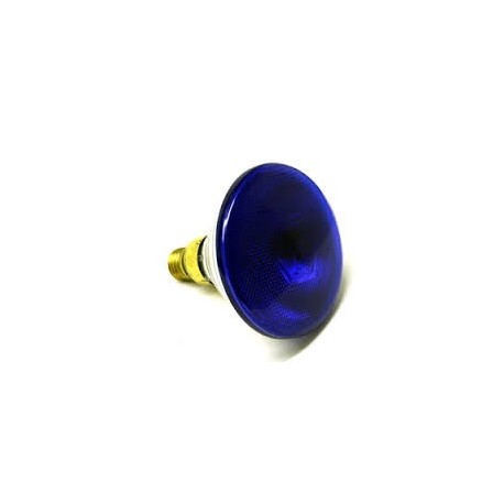 BOMBILLO PAR 38 85W  AZUL, 120V  E26, GE 100PAR/AZ/85WM-PAR38 13465