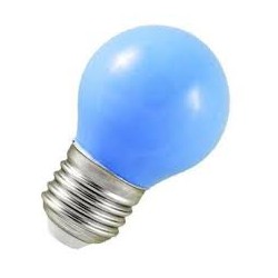 Bombillo Color Azul,15W,120 V,E27, GE 15W/G14/E27/AZUL 91909