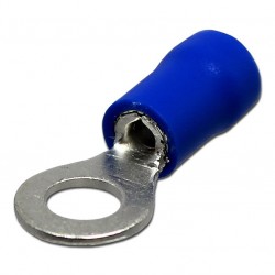 TERMINAL ANILLO 1/8"(AZUL) 16-14AWG REF 07 RVM2-3.7 DB TR0202 100 UNID.
