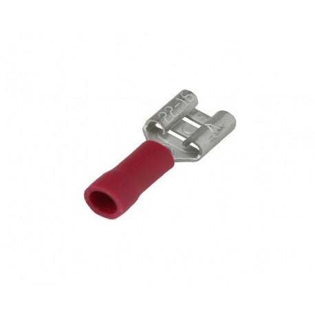 TERMINAL HEMBRA ROJO  FDD1-187 DB TR0130 100 UNID.