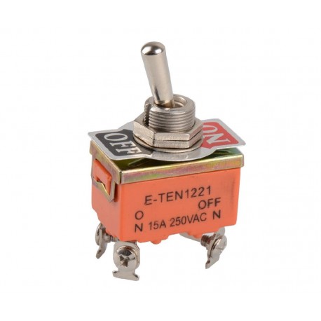 INTERRUPTOR DE PALANCA 4P ON-OFF 15A 1221 DB IN0313
