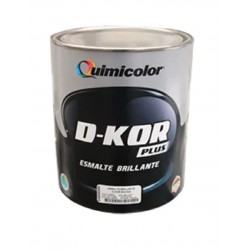 PINTURA ESMALTE NEGRO BRILLANTE GALON D-KOR