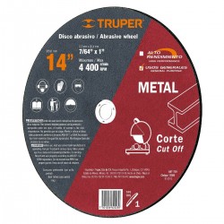 DISCO DE METAL 14X1 TRUPER 12568