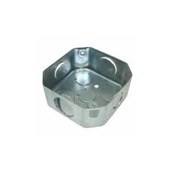 CAJETIN METALICO OCTAGONAL 4X1/2X3/4 PESADO FERMETAL