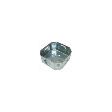CAJETIN METALICO OCTAGONAL 4X1/2X3/4 PESADO FERMETAL