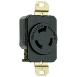 Toma seguro media vuelta emb 20A 2P+T 480V L820-R
