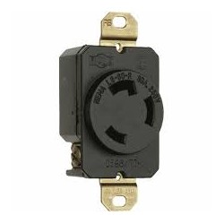 TOMA SEGURO MEDIA VUELT EMB 30A 2P+T 250V L630-R