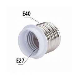 SOCATE ADAPTADOR E40 A E27 JXE40-E27