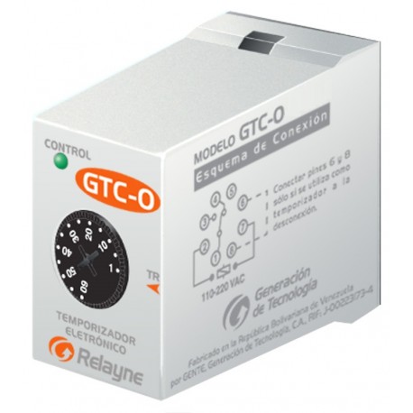 GTC-0-60S TEMPORIZADOR  8PINES GTC- 60Seg EXCELINE