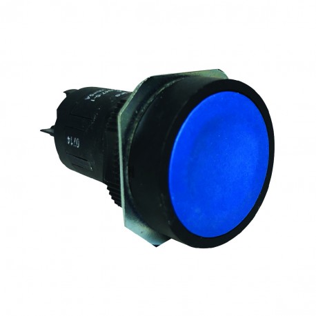 PULSADOR 22MM 2NC AZUL GE 246975