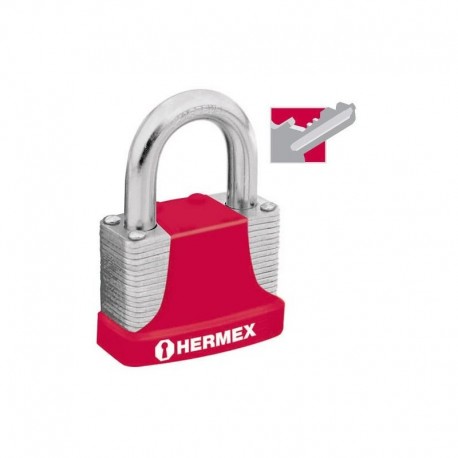 CANDADO 40MM CUERPO DE ACERO 43343 HERMEX