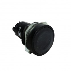 PULSADOR 22MM 2NO NEGRO GE 246958