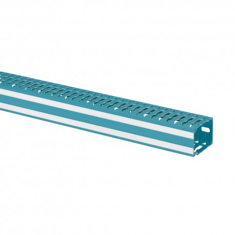Canal Lina 25 azul banda blanca 25x25x2000mm LEGRAND 036200