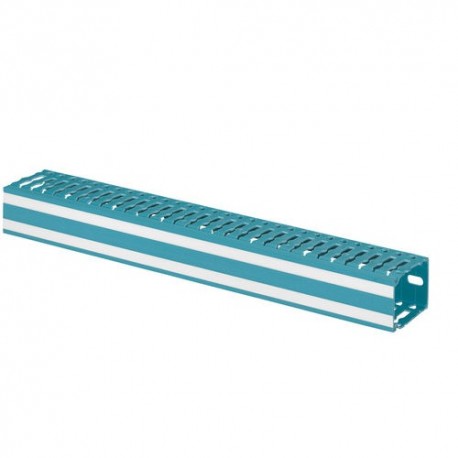 Canal Lina 25 azul banda blanca 25x60x2000mm LEGRAND 036202