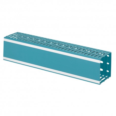 Canal Lina 25 azul banda blanca 60x60x2000mm LEGRAND 036212