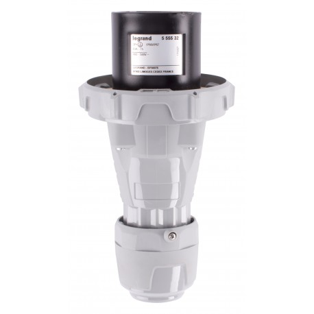 Macho 63A, 3P+T, 480/500V, volante. IP67  LEGRAND 058707
