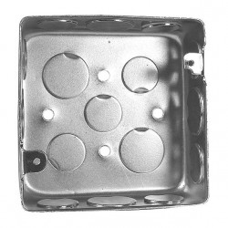 CAJETIN METALICO 4x4x1/2 BIEMCA 122001