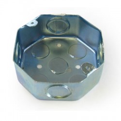 CAJETIN METALICO OCT. 4x3/4 BIEMCA 123003