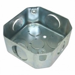 CAJETIN METALICO OCT. 4x1/2&3/4 BIEMCA 123004