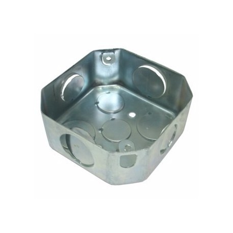 CAJETIN METALICO OCT. 4x1/2&3/4 BIEMCA 123004