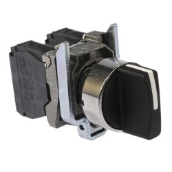 XB4BD53 SELECTOR NO LUMINOSO 22MM MANETA CORTA 3 POSIC C/RETORNO NEGRO 2NO SCHNEIDER