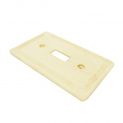 TAPA DE SWICHE PLASTICA BEIGE CON BOLSA BRACE TPB-005