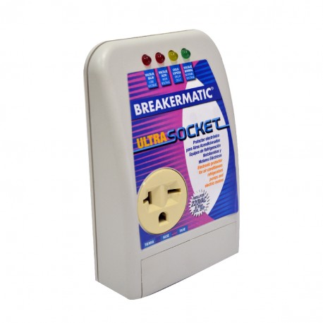 PROTECTOR AIRE 220V. BORNERA-ENCHUFE PBI-220D BREAKERMATIC