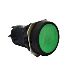PULSADOR 22MM 1NO+1NC VERDE GE 246963