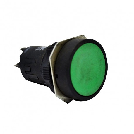 PULSADOR 22MM 1NO+1NC VERDE GE 246963