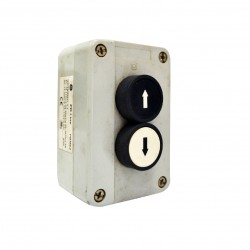 CAJA CON 2 PULSADORES N+B 2NA GE 246993