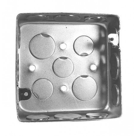 CAJETIN METALICO 4X4X1 PESADO FERMETAL
