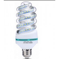 BOMBILLO AHORRADOR ESPIRAL LED 7W E27 65K CLASSIC LUX