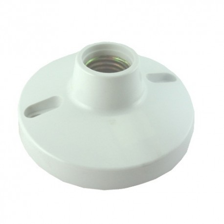 RECEPTACULO DE BAKELITA 4 E27 BLANCO GENEMAX GM503