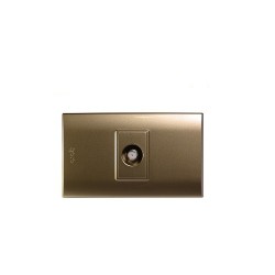 TOMA PARA TV DORADO DE LUJO IGOTO X302