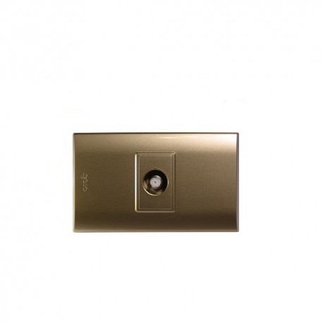TOMA PARA TV DORADO DE LUJO IGOTO X302