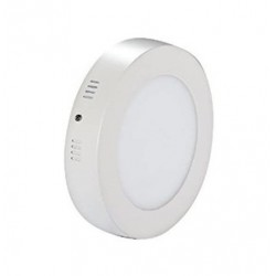 LUMINARIA LED PANEL 12W CIRC. SUP. 6500K 85-265V DB LED2022