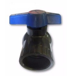 VALVULA DE BOLA 1 COMPACTA LISA PVC TUBRICA 1000000237