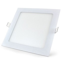 LUMINARIA LED PANEL 9W CUAD. P/EMB 6000K STAR LIGHT