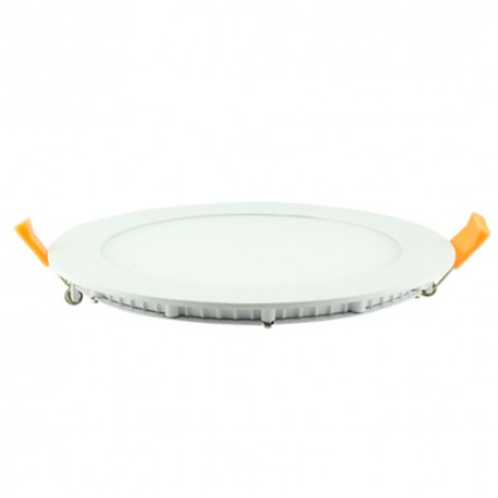 LUMINARIA LED PANEL 12W CIRC. 6" P/EMB 127-277V LED0204 JIFU LIGHTING