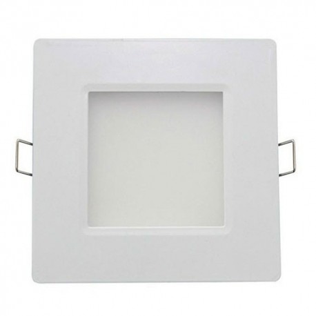 LUMINARIA LED PANEL 3W CUAD. 3" P/EMB 127-277V LED0301 JIFU LIGHTING