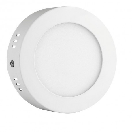 LUMINARIA LED PANEL 6W CIRC. 4" SUP 127-277V LED0501 JIFU LIGHTING