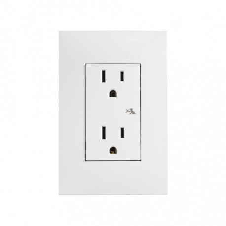 TOMA DOBLE 2P+T C/SEGURIDAD SIMON 23424-90