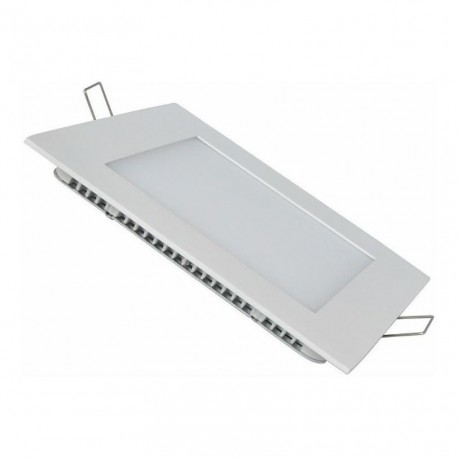 LUMINARIA LED PANEL 6W CUAD. P/EMB 6500K 85-265V DB LED2012