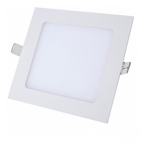 LUMINARIA LED PANEL 12W CUAD. P/EMB 6500K 85-265V DB LED2013
