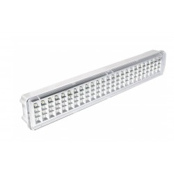 LAMPARA DE EMERG. RECTANGULAR 90 LED 18W 6200K 100-127V HAMMER